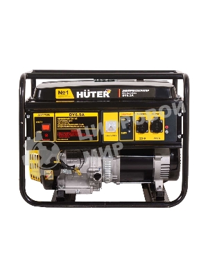 Электрогенератор бензиновый Huter DY6.5A, 5.5 кВт, 84 дБ, 73.3 кг