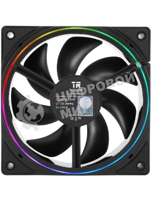 Кулер для корпуса Thermalright TL-S12R Reverse (120x120x25mm, 4-pin PWM, ARGB, 47.6CFM, 23.2dBA, 1500RPM, черный)