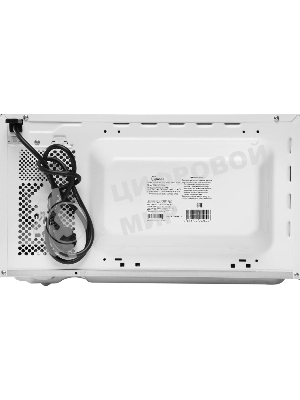 Микроволновая печь Midea AM820CUK-W белый, 20 л, 800 Вт, переключатели - кнопки, поворотный механизм