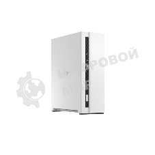Сетевое хранилище SMB QNAP TS-133 NAS 1 HDD tray. ARM 4-core Cortex-A55 1.8GHz, ram 2 Gb (max), 1x1GbE, 1xUSB 2.0 port,1xUSB 3.2 Gen 1