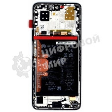 Дисплей для Huawei Nova 9 SE в сборе с тачскрином, панелью и аккумулятором (SP 02354UVY), черный