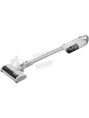 Пылесос вертикальный Coolfort CF-3003 белый, питание от аккумулятора, 120 Вт, уборка сухая, пылесборник 0.5 л, работа от АКБ max 40 мин.