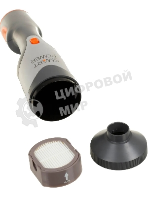 Пылесос автомобильный Berkut SVC-300 серый/оранжевый, 55/85 Вт, уборка сухая, пылесборник контейнер 0.35 л