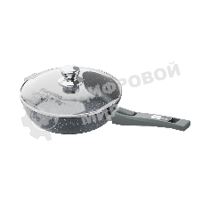 Сковорода Гранит С022701 22 см,съем.руч.крышка