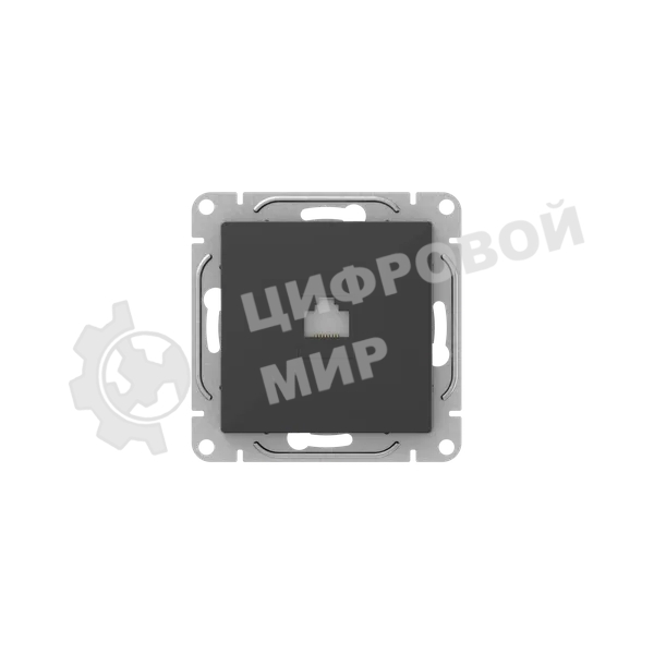 Механизм розетки RJ45 (cat5) EKF UP1-SOB-RJ45-5 черный Эпика