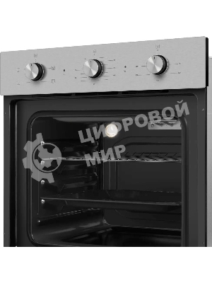 Шкаф духовой электрический Maunfeld AEOC6040S, 60л, дверца с 3 стеклами, нержавеющая сталь