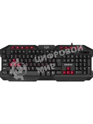 Комплект клавиатура + мышь SVEN GS-9200 игровые клавиатура, мышь и коврик