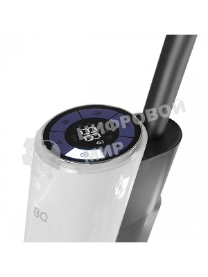 Пылесос вертикальный BQ VCA1002W белый/черный, питание от аккумулятора, 30 Вт, уборка влажная/сухая, пылесборник 0.75 л, бак для жидкости 0.85 л, работа от АКБ max 45 мин