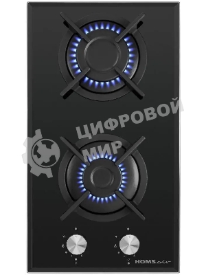 Газовая варочная панель HOMSair HGG321BK независимая, черный