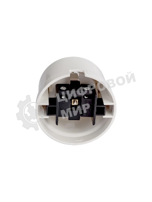 Розетка Bironi B1-101-21 1-м ОП Лизетта, 16А IP20, ретро с заземлением, ABS-пластик, белый