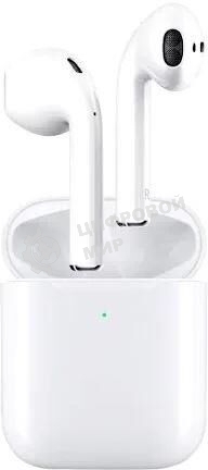 Наушники TWS Aksberry B24 Air Sound белый, вкладыши, Bluetooth, сенсорное управление, разъем Lightning, до 3 ч