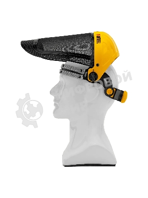 Щиток защитный лицевой с сеткой Denzel 