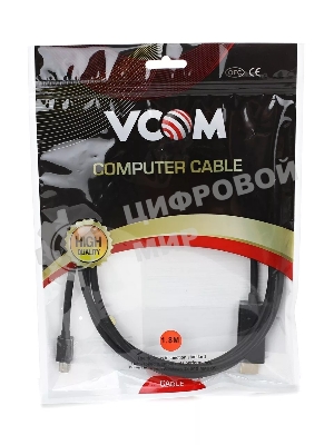 Кабель-переходник Mini DP M to HDMI M 1,5 м VCOM (CG695)
