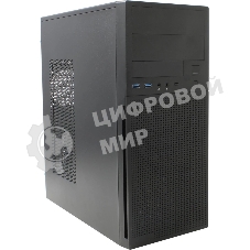 Компьютерный корпус MidiTower Powerman DA812BK черный PM-500ATX-F 2хUSB 2.0+2хUSB 3.0 Audio ATX