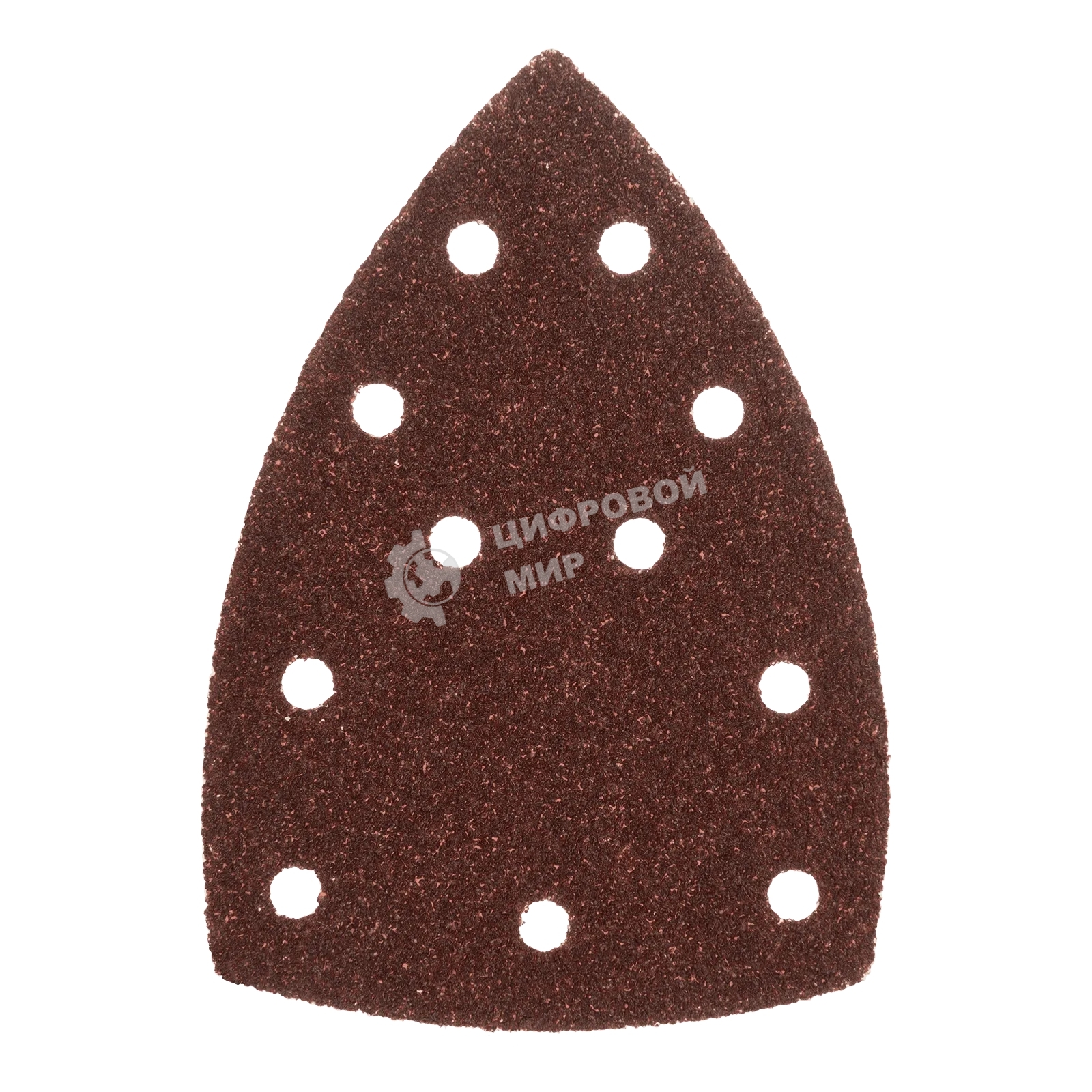 Треугольник абразивный Denzel на ворc. подложке под 
