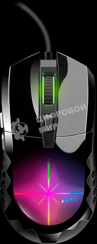 Мышь проводная Genius Scorpion M715 черный, 7200 dpi, USB, кнопки - 6