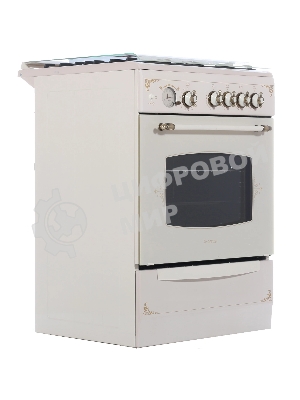 Плита газовая Gefest ПГ 6100-03 0279 бежевый, конфорок 4 шт, духовка 52 л, 60 см x 85 см x 60 см