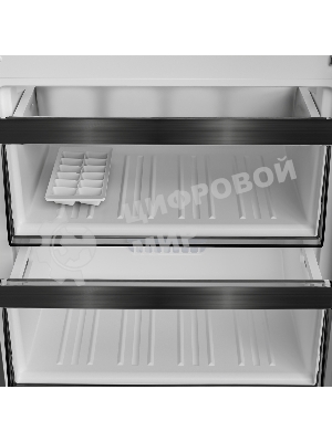 Холодильник Hotpoint HDKP 7201 W белый двухкамерный 267/100л морозилка снизу, No Frost