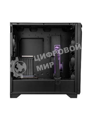 Компьютерный корпус MSI MPG GUNGNIR 300P AIRFLOW Midi Tower, EATX, 2xUSB 3.2 Gen 1, 1xUSB 3.2 Gen2 Type-C, 4x120мм PWM black Fan, 1x80мм Fan, 2x 6015 Fan, MPG PCI-E 4.0 X16 RISER CABLE, Tempered Glass Window