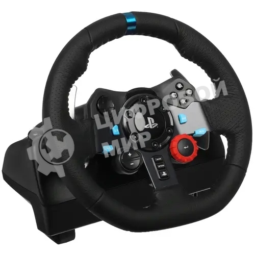 Руль LOGITECH G29 игровой (USB, для PS и PC, педали, виброотдача, 941-000113/941-000112/941-000142)