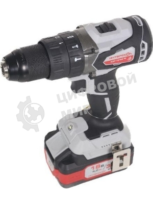Дрель-шуруповерт ИНТЕРСКОЛ DAU-13/36V 90, 36 В,  2 Ач, 90 Нм, бесщеточный, ударный