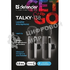 Петличный микрофон Defender Talky-138 wrls