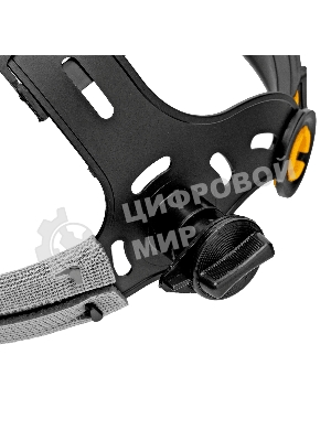 Щиток защитный лицевой с сеткой Denzel 