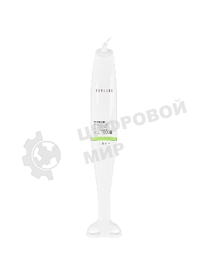 Блендер погружной Ergolux ELX-HB01-C34 (13124) 1 скорость 250 Вт, 220-240В пласт. бело-салатовый