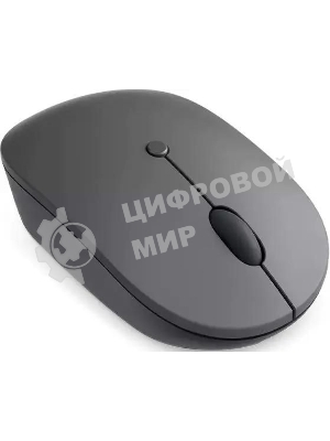 Мышь беспроводная Lenovo Go серый, 2400 dpi, радиоканал, USB-C, кнопки - 3