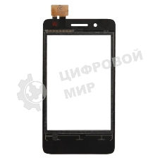 Сенсорное стекло (тачскрин) для Fly IQ436i ERA Nano 9, черное