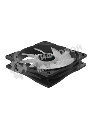 Вентилятор для корпуса DEEPCOOL RF120W DP-FLED-RF120-WH черный 120мм 1300rpm 22db 4-pin