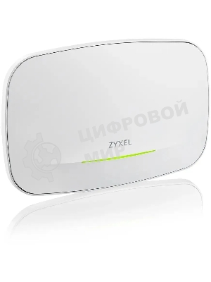Точка доступа Zyxel NebulaFlex NWA130BE, WiFi 7, 802.11a/b/g/n/ac/ax/be (2,4 и 5 ГГц), MU-MIMO, антенны 2x2, до 688+4320 Мбит/с, 2xLAN 2.5GE, PoE