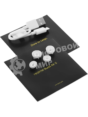 Наушники TWS Realme Buds Air 5 белый, внутриканальные, Bluetooth, активное шумоподавление, до 38 ч