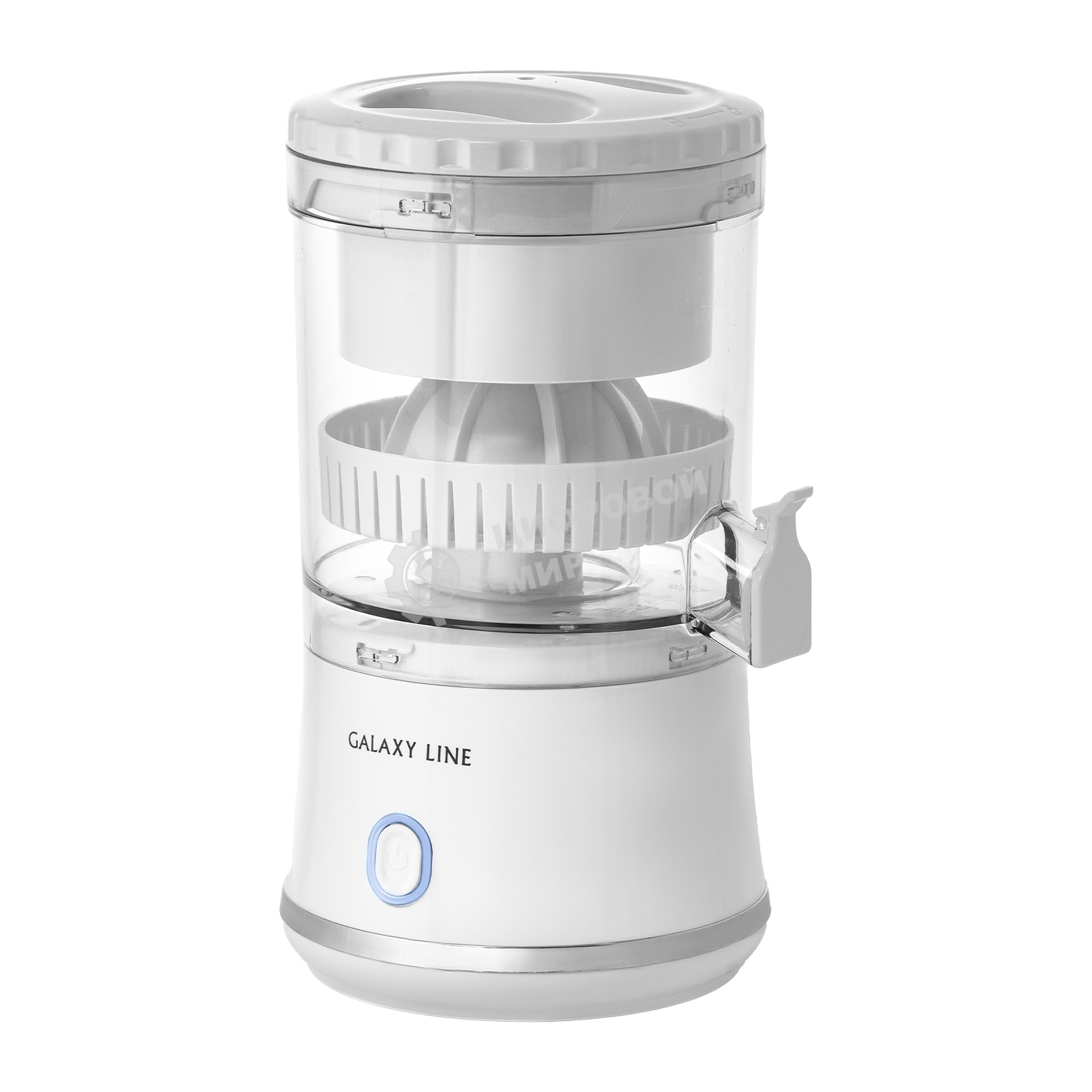 Соковыжималка GALAXY GL 0855 белый, цитрусовая, 50 Вт, 250 мл, механическое