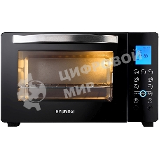 Мини-печь Hyundai MIO-HY096 28 л, 1600 Вт, черный