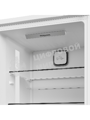 Холодильник Hotpoint HDKP 7201 W белый двухкамерный 267/100л морозилка снизу, No Frost