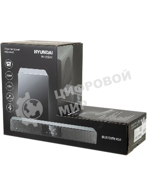 Микросистема Hyundai H-HA640 черный 150Вт FM USB BT SD/MMC/MS