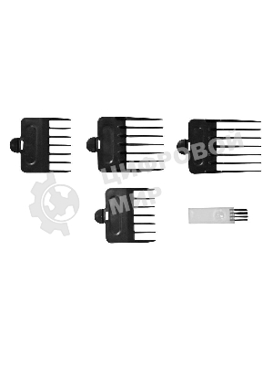 Машинка для стрижки Starwind SBC1711 черный/серебристый 3Вт (насадок в компл:4шт)