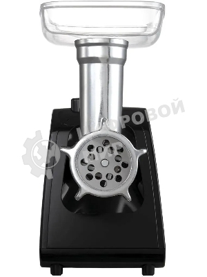 Мясорубка электрическая Centek CT-1604 Комбайн серый, 2200 Вт, 2.2 кг/мин, реверс, защита от перегрузки, насадки - 7