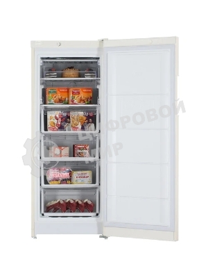 Морозильная камера Indesit DSZ 4150 E, бежевый, 204л, 6 ящиков