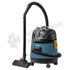 Строительный пылесос Bort BSS-1220-M (93417814) синий, 270/1200 Вт, уборка сухая/влажная, пылесборник мешок/контейнер, 20 л