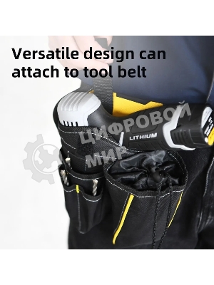 Поясная сумка-кобура монтажника Deli DLP07