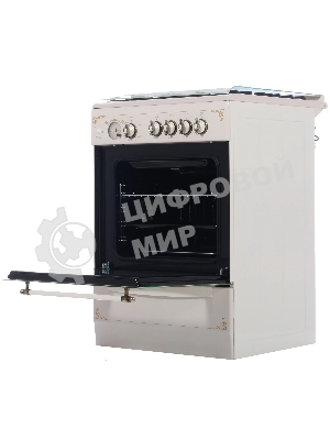 Плита газовая Gefest ПГ 6100-03 0279 бежевый, конфорок 4 шт, духовка 52 л, 60 см x 85 см x 60 см