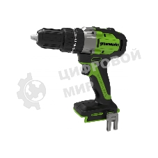 Дрель-шуруповерт GREENWORKS GD24DD60, 24 В, 0 Ач, 60 Нм, бесщеточный, ударный
