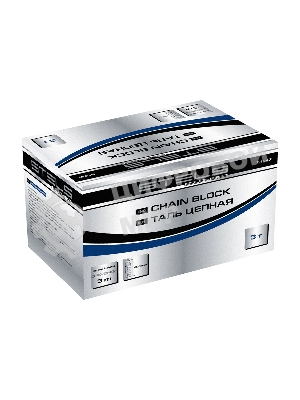 Таль цепная Stels 51947 3 т, h подъема 3 м, расстояние между крюками 500 мм