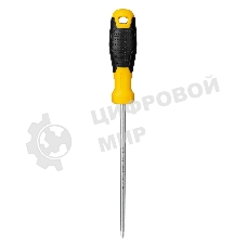 Крестовая отвертка Deli DL635150 PH1x150мм CR-V, Двухкомпонентная ручка. Хромированная.