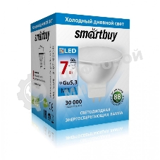 Светодиодная (LED) лампа Smartbuy GU5_3-07W/6000 (SBL-GU5_3-07-60K-N)