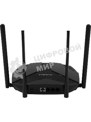 Роутер Mercusys MR70X AX1800 Dual-Band WiFi 6 Router, 574 Mbps at 2.4 GHz + 1201 Mbps at 5 GHz,4× Fixed External Antennas, 3× Gigabit LAN Ports, 1× Gigabit WAN Port, 1024-QAM, OFDMA, Router/Access Point Mode, MU-MIMO, WPA3, TWT, BSS Color