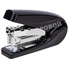 Степлер Deli 0421BLACK 24/6 26/6 (30 листов) черный, 50 скоб, коробка