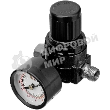 Регулятор давления с манометром Denzel R1500, 12 бар, 1/4